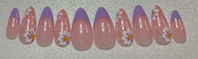 Load image into Gallery viewer, Purple Frenchies & Flowers